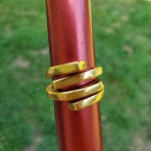 Yellow gold wrap ring